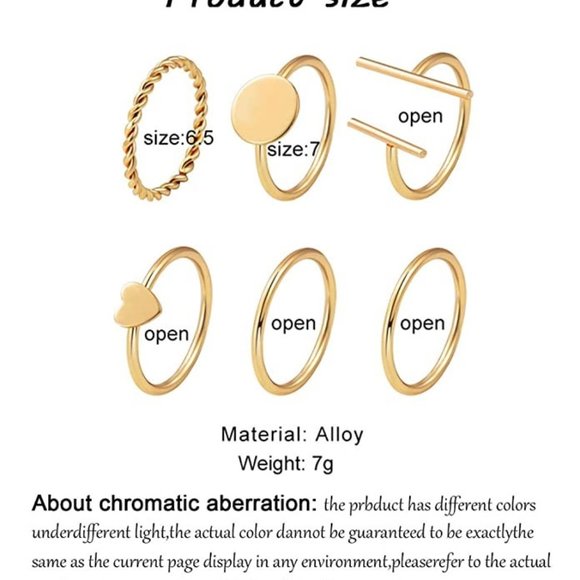 Women Butterfly Knuckle Rings Snake Rings Moon Star Rings Heart Stacking Rings - Picture 5 of 5